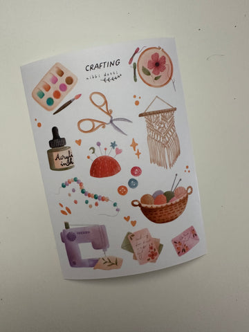 STICKERS CRAFTING NIKKI