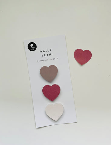NOTES ADESIVI CUORE SUATELIER