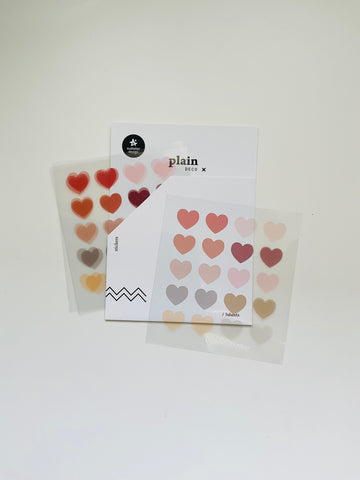 STICKERS DECO PLAIN “CUORI” Suatelier design