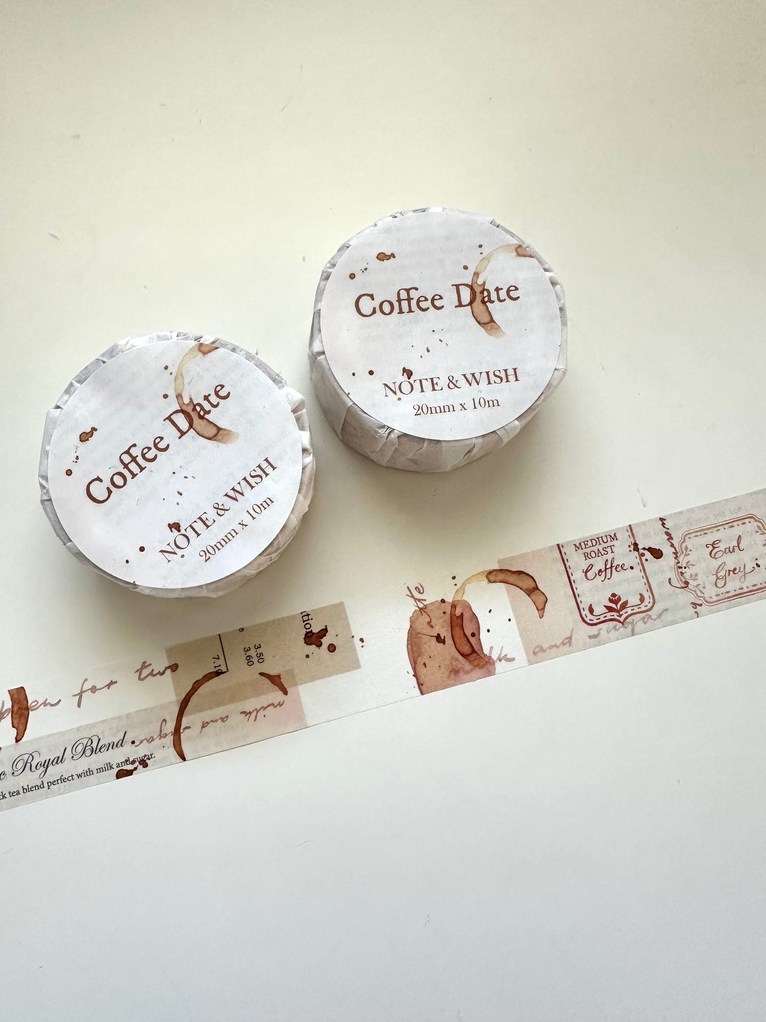 WASHITAPE”COFFEE DATE”