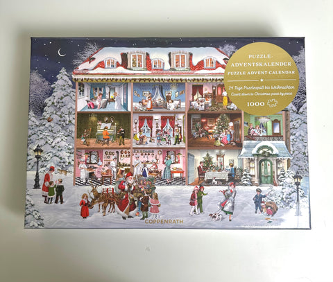 CALENDARIO AVVENTO PUZZLE CASA VINTAGE