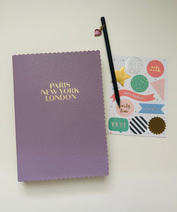 NOTEBOOK PARIS NEW YORK LONDON