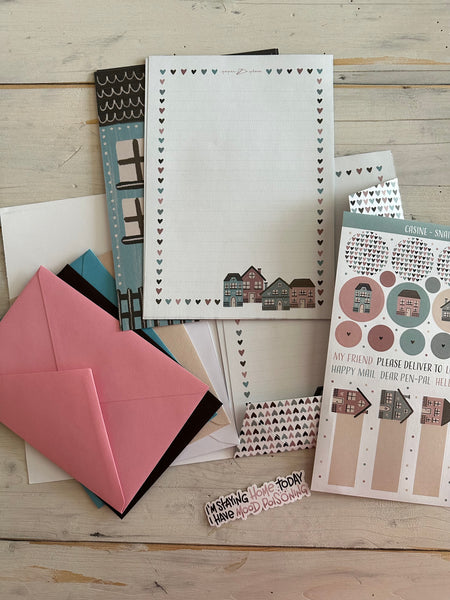 SET CARTA DA LETTERE “HOME”