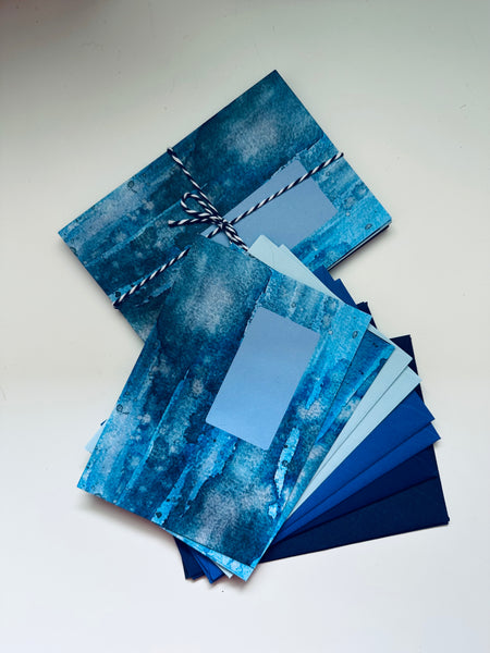 SET 10 BUSTE Blu notte
