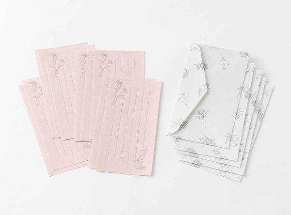 SET BIGLIETTI CON BUSTA PINK - Midori