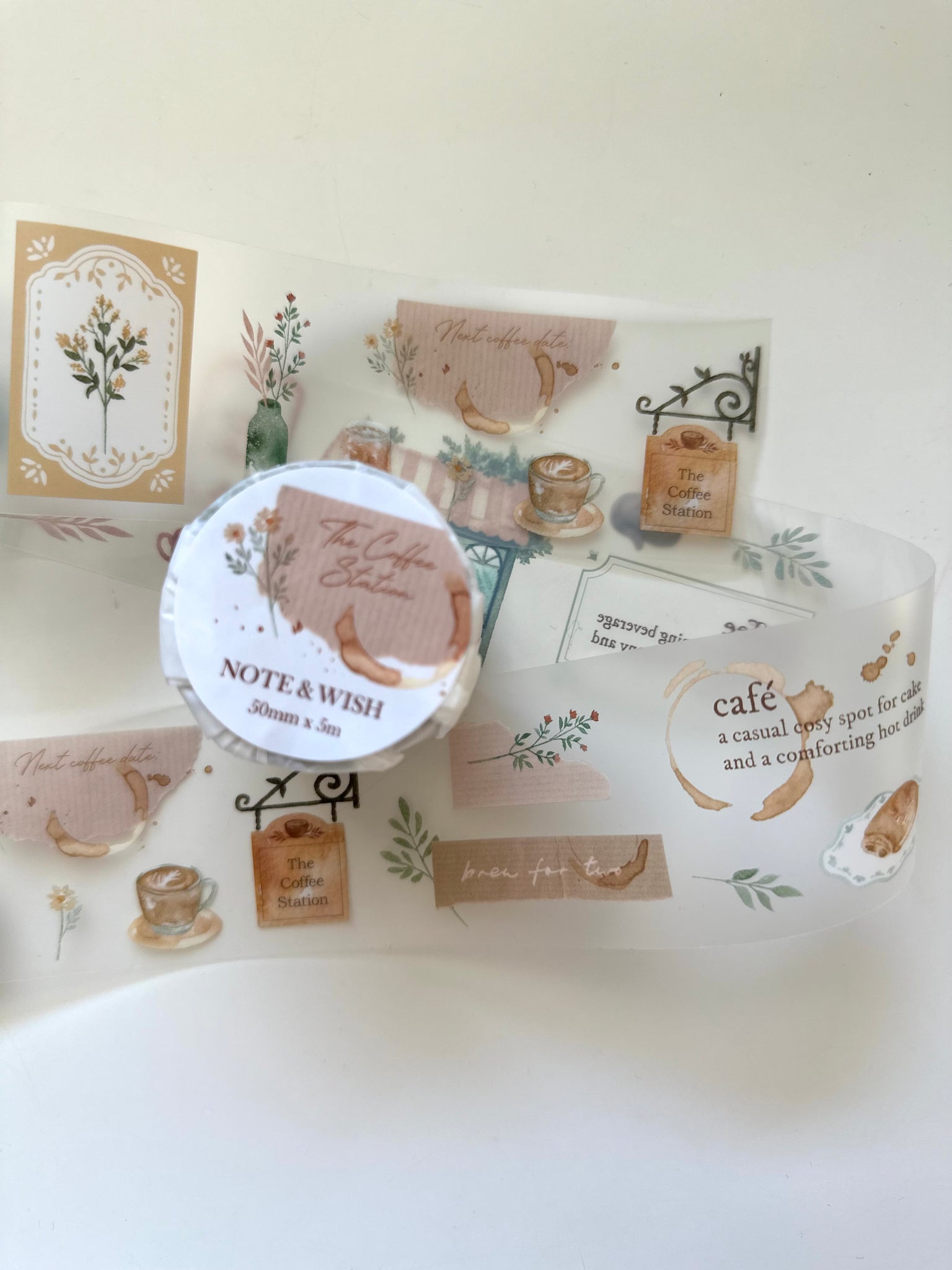 WASHI TAPE “THE COFFEE STATION”