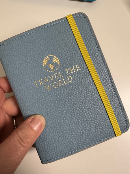 PORTA PASSAPORTO AZZURRO ARTEBENE