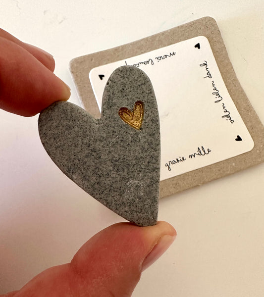 MAGNETE MESSAGGIO CON IL CUORE