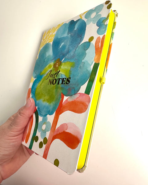 NOTEBOOK BLUE FLOWER