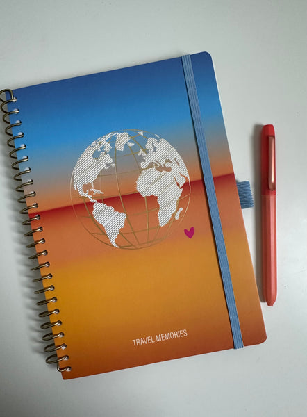 NOTEBOOK A5 TRAVEL MEMORIES