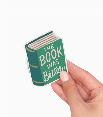 STICKER IN VINILE LIBRO