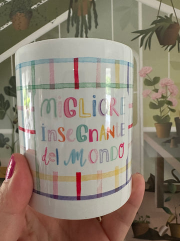 TAZZA MIGLIOR INSEGNANTE VERY WONDER