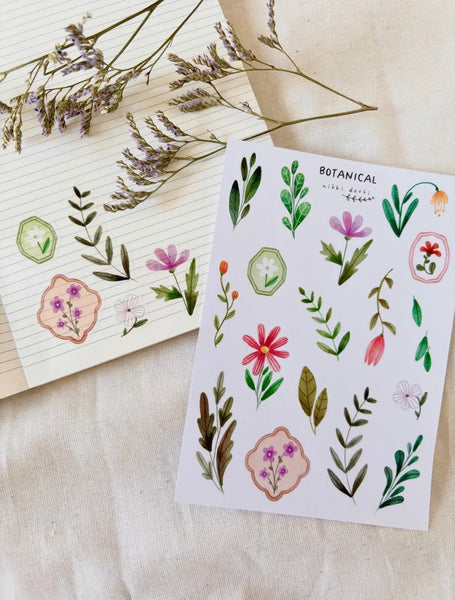 STICKERS NIKKI D. BOTANICAL
