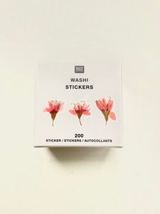 WASHI TAPE STICKERS  ROSE FLOWERS