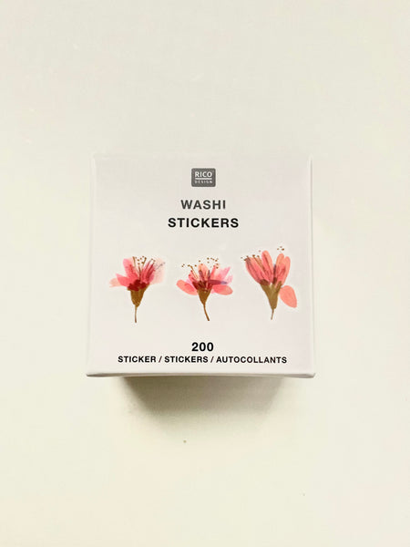 WASHI TAPE STICKERS  ROSE FLOWERS