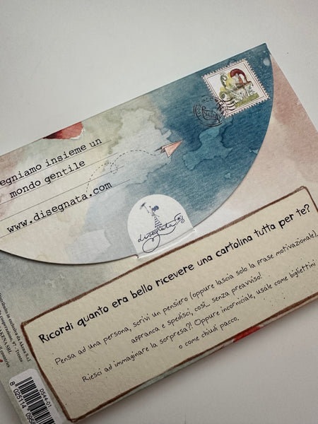 SET 12 CARTOLINE “DRITTO AL CUORE”