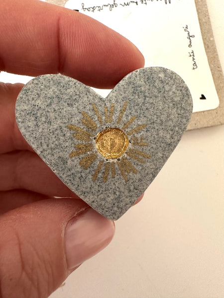 MAGNETE MESSAGGIO CON IL CUORE