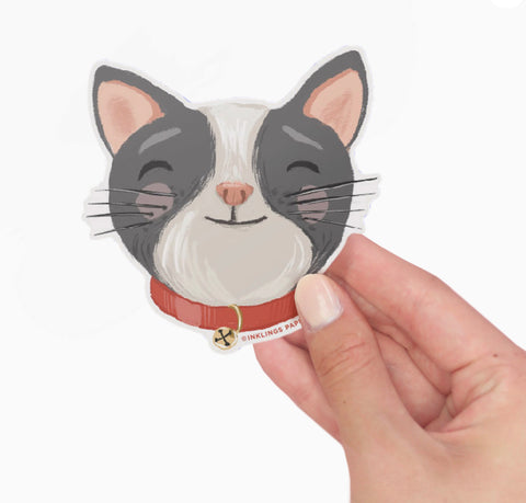 STICKER IN VINILE GATTO