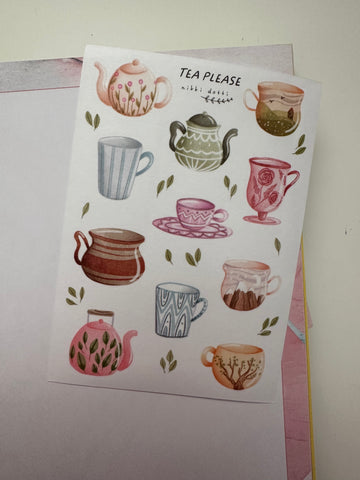 STICKERS TEA PLEASE NIKKI