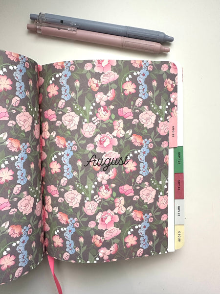AGENDA SETTIMANALE 25/26 ROSE di Paper Poetry