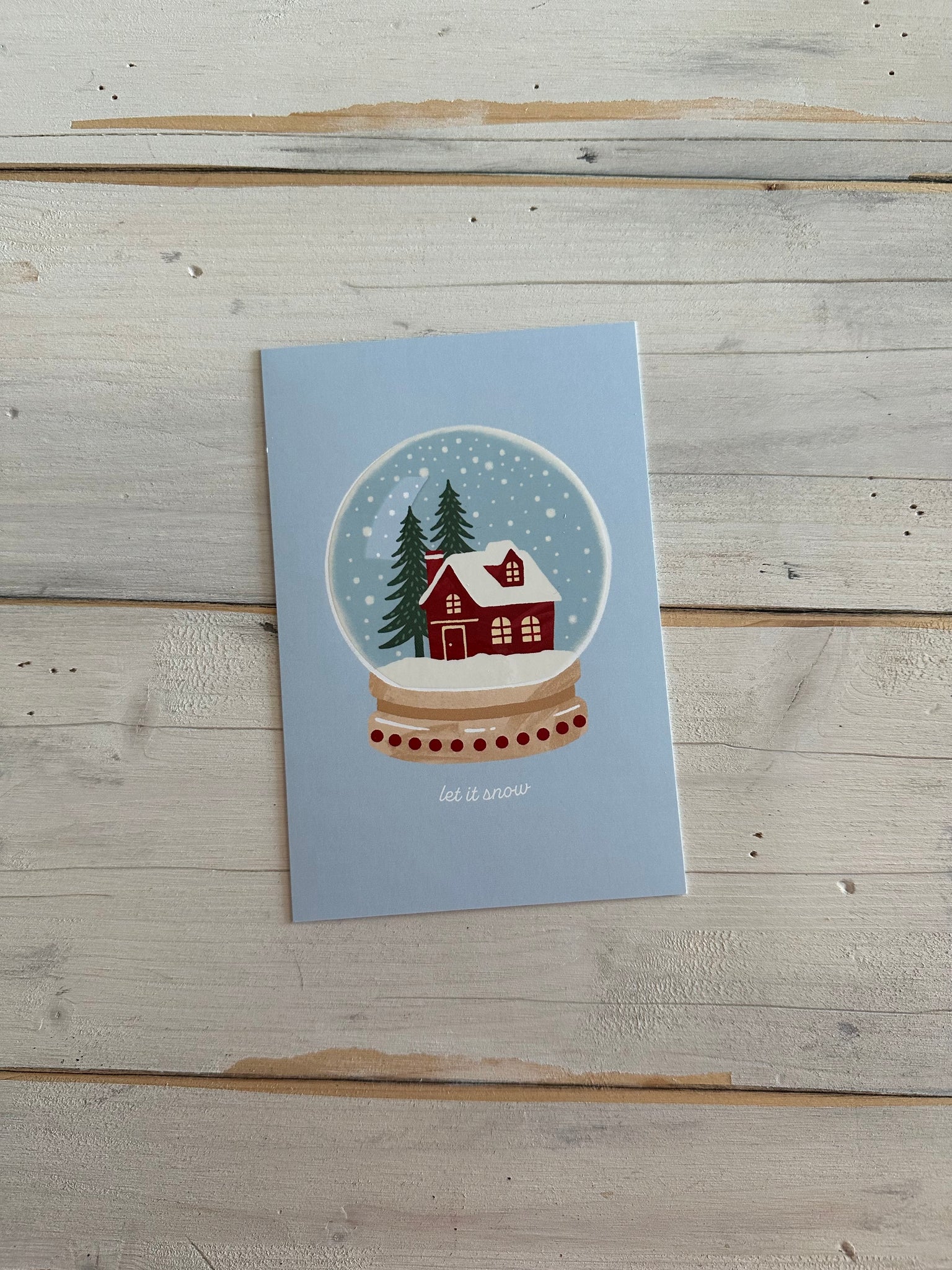 CARTOLINA PALLA DI NATALE