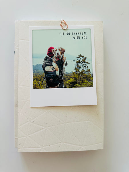 BIGLIETTO CARTOLINA POLAROID