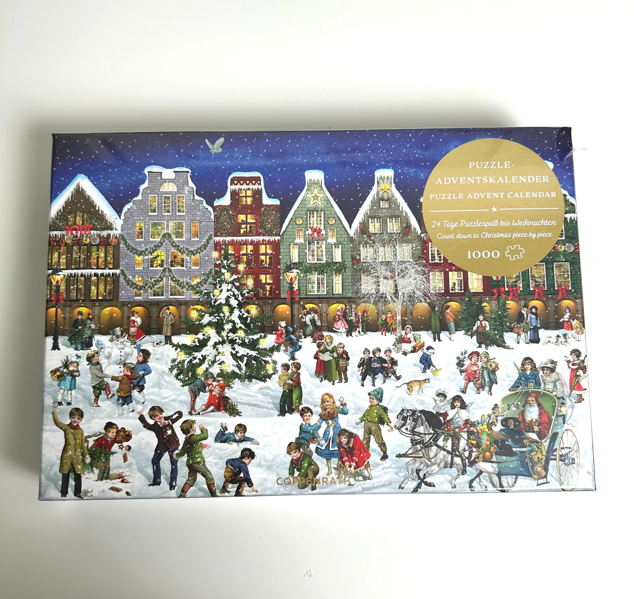 CALENDARIO AVVENTO PUZZLE VILLAGGIO DI NATALE