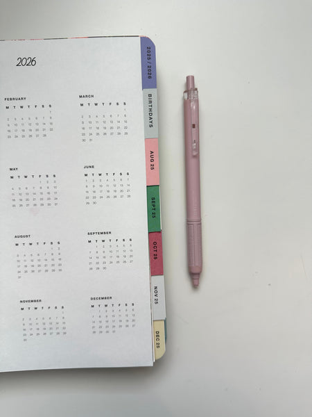 AGENDA SETTIMANALE 25/26 PAPER POETRY