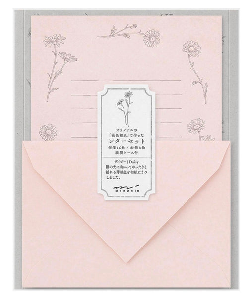 SET CORRISPONDENZA FIORI ROSA - Midori