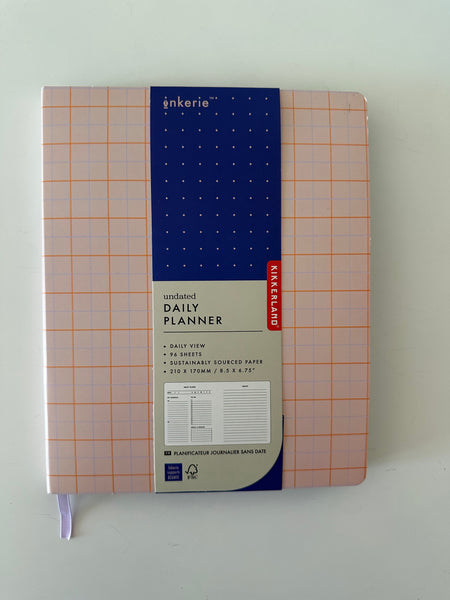 NOTEBOOK DAILY PLANNER INKERIE