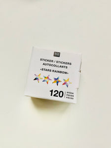 STICKER STELLINE OLOGRAFICHE IN ROTOLO