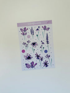 STICKERS WILDFLOWERS