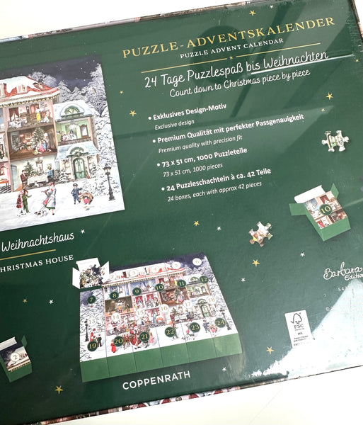 CALENDARIO AVVENTO PUZZLE CASA VINTAGE