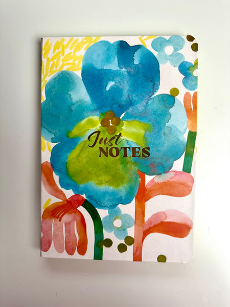 NOTEBOOK BLUE FLOWER