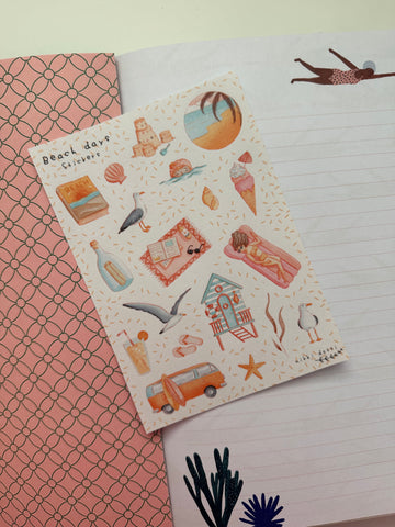 STICKERS BEACH DAYS NIKKI
