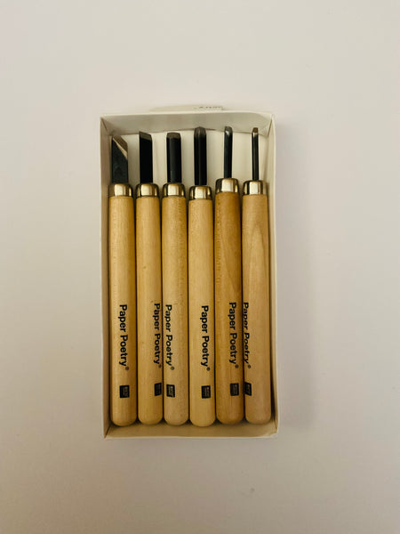 SET DA INTAGLIO  PER LINOLEUMGRAFIA