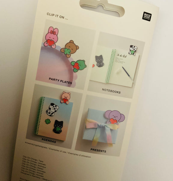 CLIP ON ANIMALI