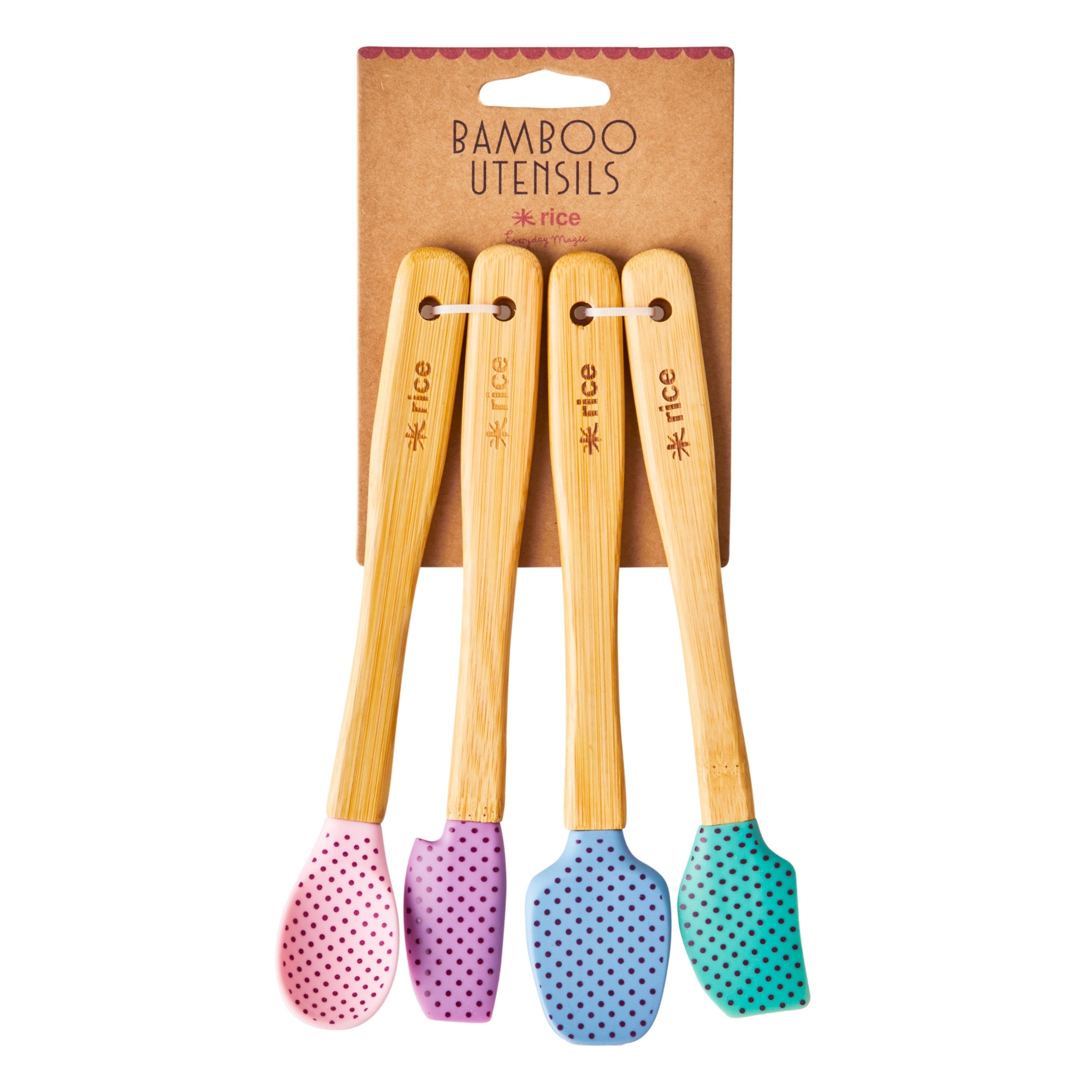 XiXiRan Set Di 4 Spatole In Silicone Per Cucina E Cosmetici - Multicolore, Alimentari, Dimensioni Variabili Da 15 A 30.5 Cm - 4
