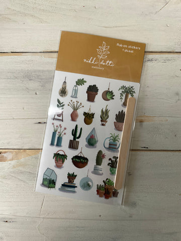 RUB-ON STICKERS Piante