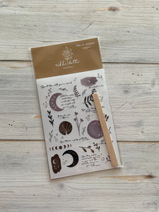 RUB-ON STICKERS Luna
