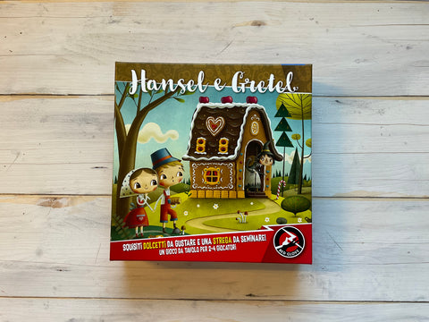 Hansel e Gretel gioco da tavolo.